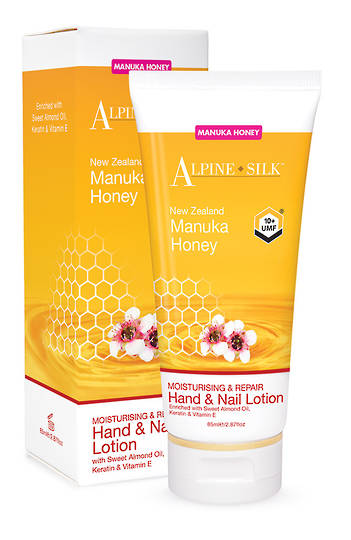 Alpine Silk Manuka Honey - Moisturising  & Repair Hand & Nail Creme